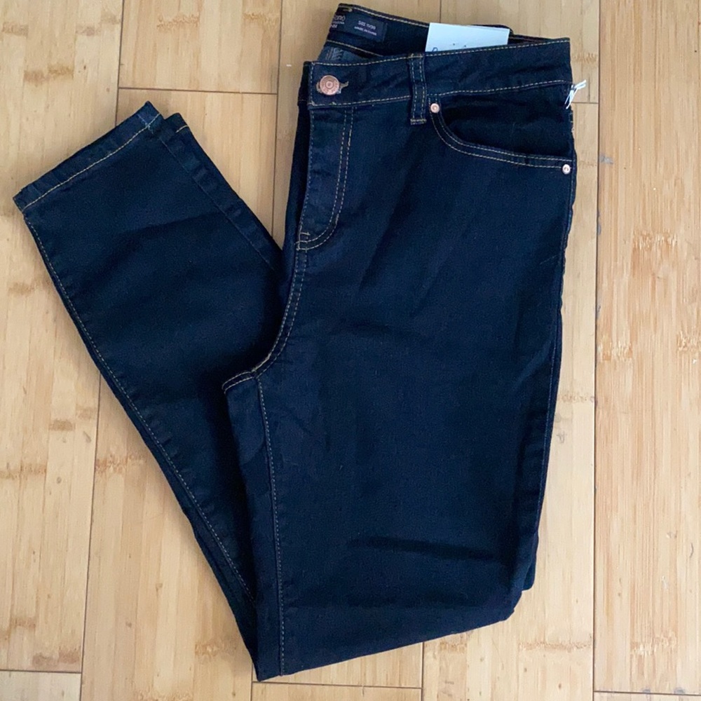 Dark Denim Mid Rise Jeans